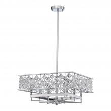  PF60-8L21-CH - MILANO series 8-Light 21" Chrome Pendant