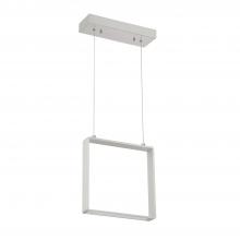  PF93-1LM-AL - QUADRON 1-Light Aluminum LED Pendant - Medium