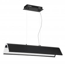  PF9636-BLK/CH - ULTIMOR 40 Watt Black Integrated LED Pendant Bar