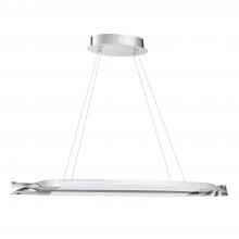  PF9736-CH - SERPHUS 38 Watt Chrome Integrated LED Pendant Bar