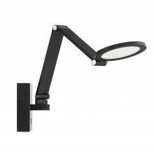  SA101-BLK - ROUNDO Black LED Swing Arm