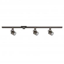  TKLED-45-ORB - 3 cylinder integrated LED Oil Rubbed Bronze Track Lighting Kit