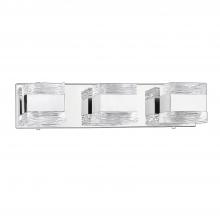  VF1100-3L-CH - CUBIX 3-Light Chrome Vanity Light