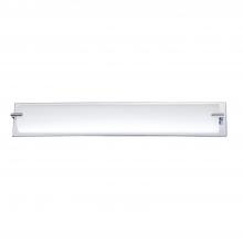  VF2500WH-5L-CH - PARAMOUNT 5-Light Chrome Vanity Light with White Glass