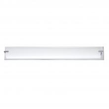  VF2500WH-6L-CH - PARAMOUNT 6-Light Chrome Vanity Light with White Glass