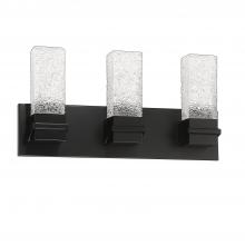  VF9600-3L-BLK - ICE 3-Light-LED Black Vanity Light