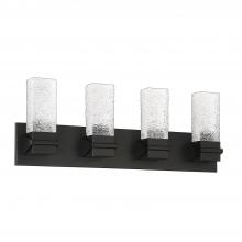  VF9600-4L-BLK - ICE 4-Light-LED Black Vanity Light