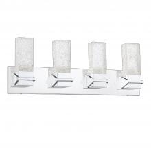  VF9600-4L-CH - ICE 4-Light-LED Chrome Vanity Light