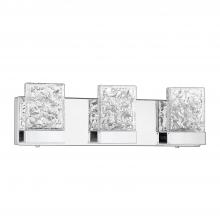  VF9803-5CH - ASTRON 3-Light-LED Chrome Vanity Light with Glass style #5