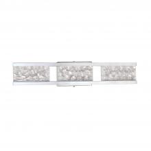  VF9903-6CH - CALLAVIO 3-Light-LED Chrome Vanity Light with Glass style #6