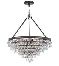  137-VZ - Vibrant Bronze Calypso 8 Light Chandelier