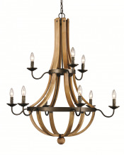  70609 - Forest Home 2 Tier Chandelier