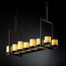  cndl-8717-14-ambr-dbrz - Dakota 20-Light Bridge Chandelier