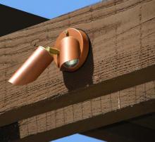  DL-22-CWM2ALNL-WBR - Double Alluminum Wall Mount Bullets - Weathered Bronze