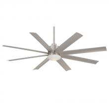  F888-BNW-1 - One Light Brushed Nickel Ceiling Fan