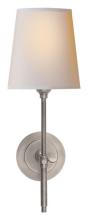  TOB2002AN-NP - Bryant Sconce in Antique Nickel with Natural Paper Shade