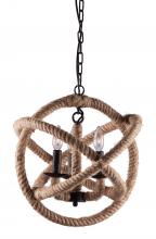  98260 - Caledonite Twine Three Light Pendant