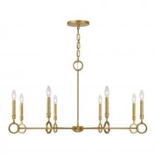  1-6847-8-93 - Noah 8-Light Chandelier in Gold Armory by Breegan Jane