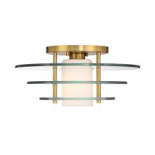  6-8602-1-322 - Newell 1-Light Ceiling Light in Warm Brass