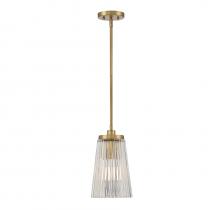  7-1742-1-322 - Chantilly 1-Light Pendant in Warm Brass