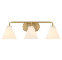  8-2988-3-322 - Blair 3-Light Bathroom Vanity Light in Warm Brass