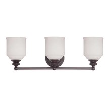  8-6836-3-13 - Melrose 3-Light Bathroom Vanity Light in English Bronze