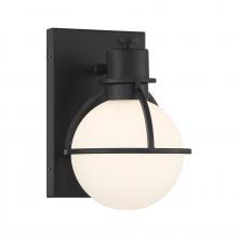  9-1060-1-BK - Pierce 1-Light Wall Sconce in Matte Black