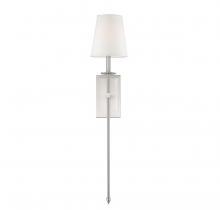  9-7144-1-SN - Monroe 1-Light Wall Sconce in Satin Nickel