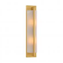  9-8257-2-322 - Carver 2-Light Wall Sconce in Warm Brass