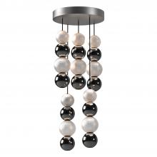  MP321805PN - Onyx 5 Head Polished Nickel LED Multi Pendant