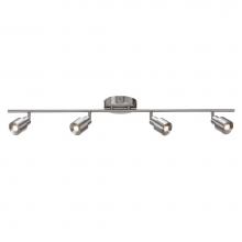  CHRF4400L30SN - Chappelle Fixed Rail Ceiling Or Wall Mount 4 Heads Swivel And Pivot 120V Triac