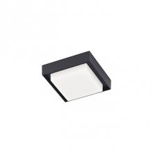  EC34505-BK - Rectilinear Cast Aluminum Body And FrameLightly Textured Powder-Coat FinishSquare Opal Polymeric