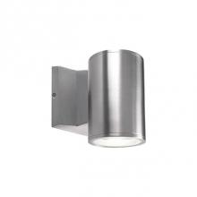  EW3105-SV - High Powered Led Exterior Single Light Wall Mount Fixture, Die-Cast Aluminum Housing Molded Into