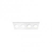  FM4225-WH/WH - Low Profile Flush Mount Wall Or Ceiling Mounted Lighting Fixture With Four 1200 Lumen Led Sources