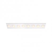  FM4245-WH/WH - Low Profile Flush Mount Wall Or Ceiling Mounted Lighting Fixture With Eight 1200 Lumen Led