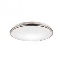  FM43311-CH - Circular Steel Base With Polymeric Body, Frosted Acrylic Lens, Chrome Plated