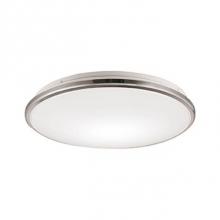  FM43313-CH - Circular Steel Base With Polymeric Body, Frosted Acrylic Lens, Chrome Plated