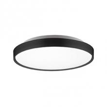  FM43518-BK - Circular Steel Base With Polymeric Body, Frosted Acrylic Lens, Glossy Body And Matte Painted