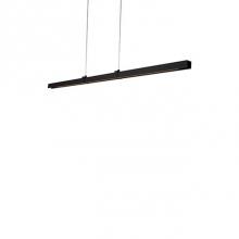  LP11252-BK - Clean, Crisp Design This Linear Pendant Hangs From Two Points In The Middle Of The 51-1/5 Inch