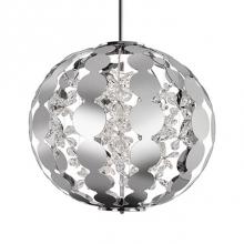  PD1825-CH - Inimitable Designed Pendant With Sleek Laser Cut Plates Formed Together To Make An Exterior