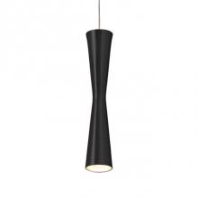 Kuzco PD42502-BK - Formed Aluminum Hour-Glass Shade. Dual Translucent Acrylic Diffusers. Matte Powder-Coated Or