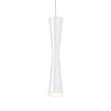  PD42502-WH - Formed Aluminum Hour-Glass Shade. Dual Translucent Acrylic Diffusers. Matte Powder-Coated Or