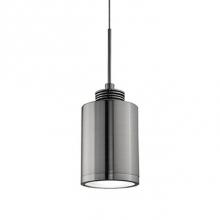  PD8204-BN - Single Lamp Led Pendant With Heavy Gauge Casting Steel Head With Frosted Glass Bottom Cover.