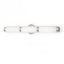  VL14624-BN - Vl14624 - Cylindrical White Opal Glass With Electroplated Aluminum &