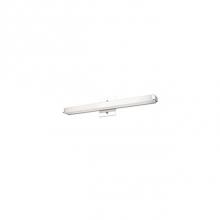  VL4721-CH - Simplistic Modern Led With Rectangular Shaped White Acrylic Finished With Chrome End Caps And