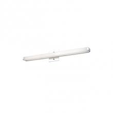  VL4725-CH - Simplistic Modern Led With Rectangular Shaped White Acrylic Finished With Chrome End Caps And