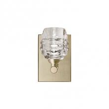  VL52105-VB - Vintage But Modern Led Single Light Vanity With Elegant Cannikin Which Omits The Light