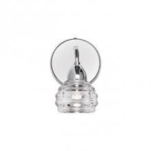  VL54505-CH - Classic But Modern Led Single Light Vanity With Elegant Cannikin Which Omits The Light