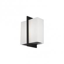  WS39210-BK - Vertical Plated Or Painted Steel Accent And Wall PlateExtruded Rectangular Opal Glass