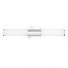  WS60112-CH - Ws60112 - Cylindrical White Opal Glass With Electroplated Formed Steel